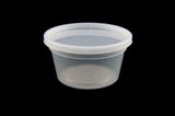 Eccocane 16oz Microwavable HD Plastic Deli Container Combo w/Lid