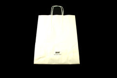 White Paper Shopping Bag Small 13 x 5 x 10