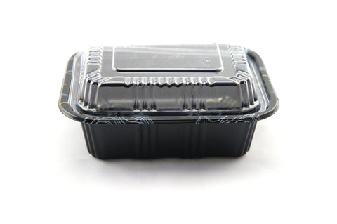 Plastic Food Container with Sushi from Restaurant on Isolated