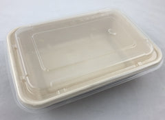 EB-LD08 EccoCane Rectangular PP5 Plastic Microwavable Lid