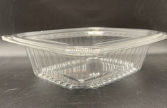 WS-LT-8 Replacement for Dart C8DCPR 8 oz. Clear Rectangular Plastic Container with Lid