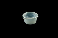 Dart Solo P075-S .75 oz. Translucent Polystyrene Souffle / Portion Cup
