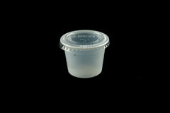 Dart Solo 100PC 1oz. Translucent Polystyrene Souffle / Portion Cup