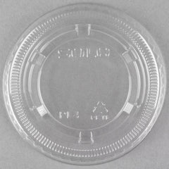 Dart Solo PL400N Translucent Polystyrene Souffle / Portion Cup LID
