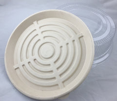 EC012 EccoCane 12" Sugarcane Bagasse Round Tray