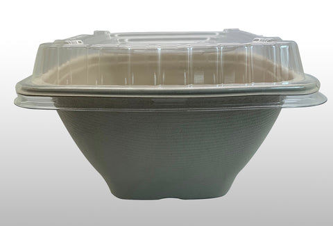 ESB-LD18 EccoCane PET Plastic Square Bowl Lid