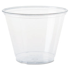 Dart TP9 9oz. Squat Clear PET Plastic Cup